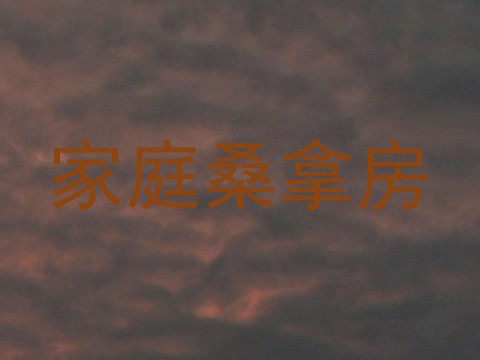家庭桑拿房