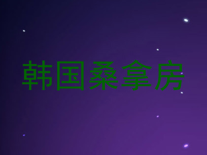 韩国桑拿房