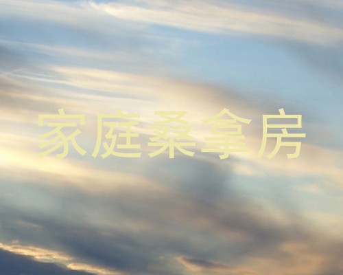家庭桑拿房