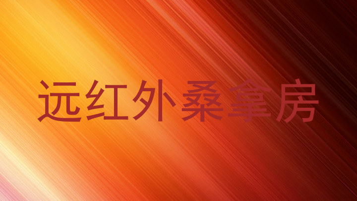 远红外桑拿房