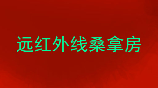 远红外线桑拿房