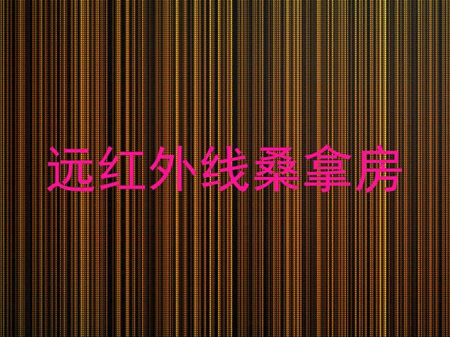 远红外线桑拿房