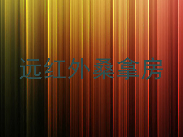 远红外桑拿房