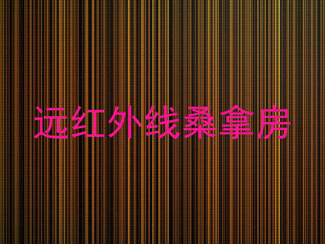 远红外线桑拿房