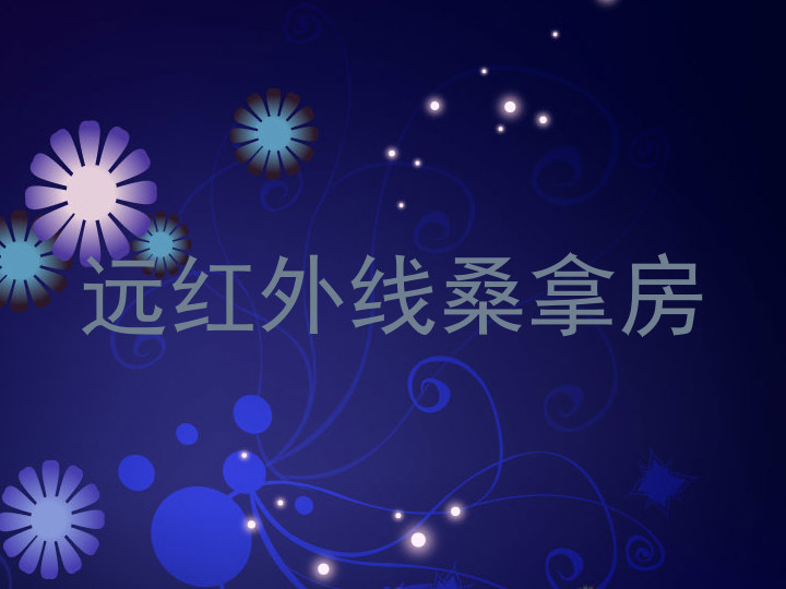 远红外线桑拿房