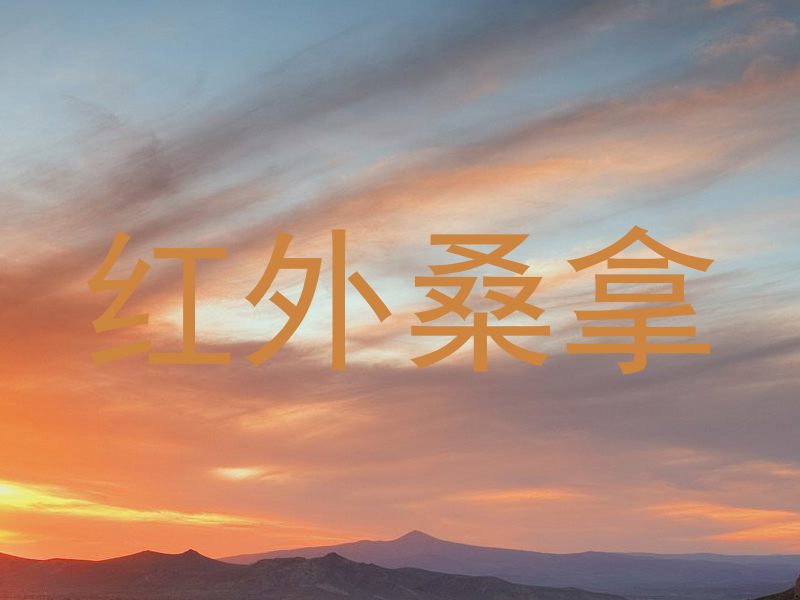 红外桑拿