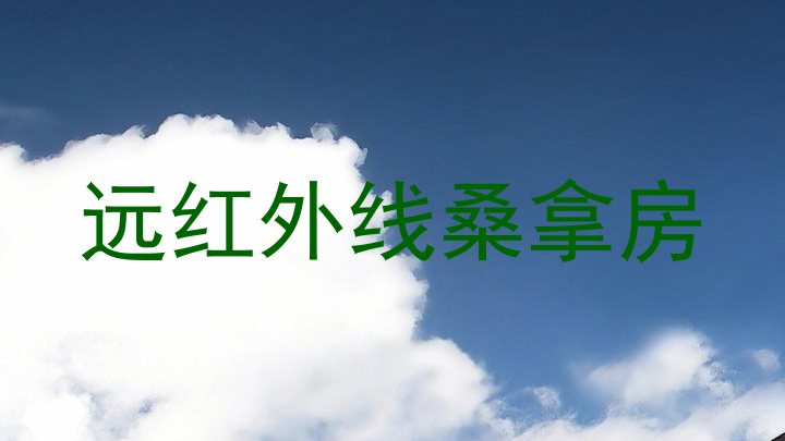 远红外线桑拿房