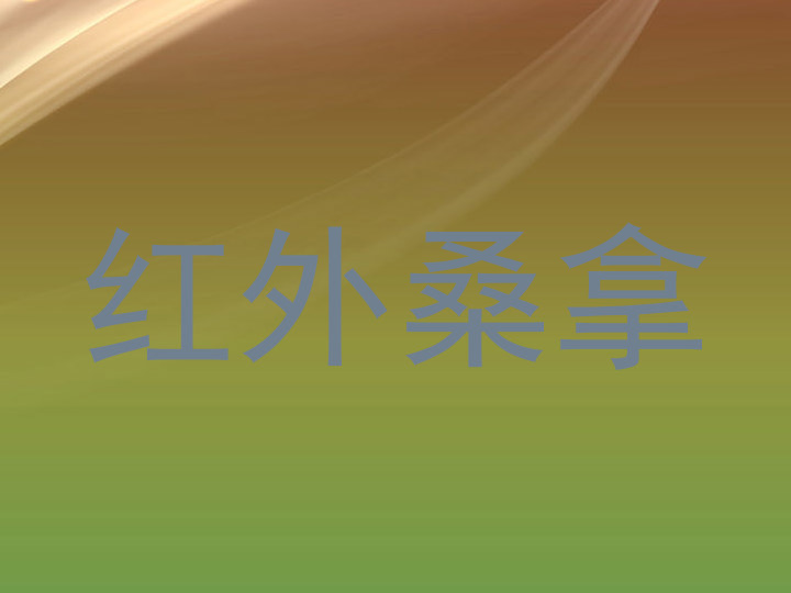 红外桑拿