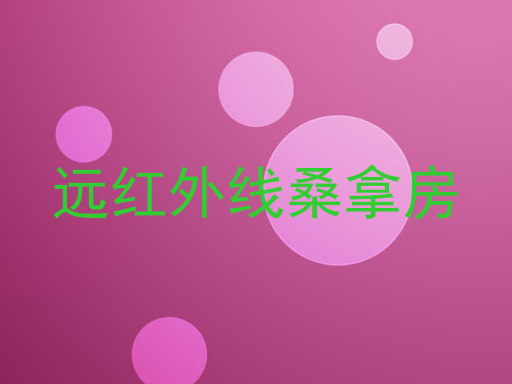 远红外线桑拿房