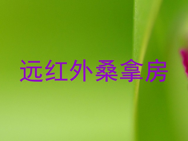 远红外桑拿房