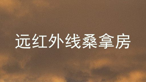 远红外线桑拿房