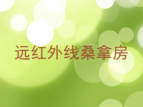 远红外线桑拿房