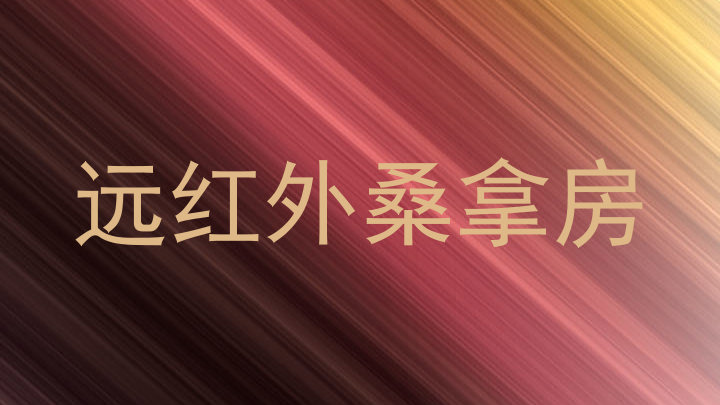 远红外桑拿房