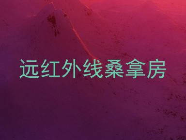 远红外线桑拿房