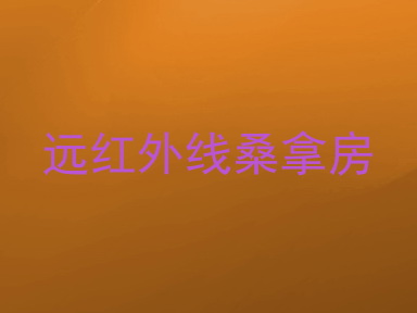 远红外线桑拿房