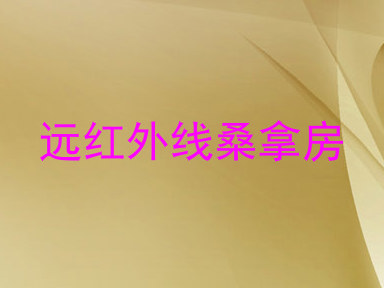 远红外线桑拿房