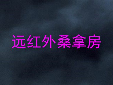 远红外桑拿房