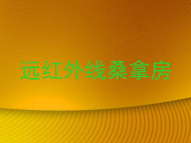 远红外线桑拿房