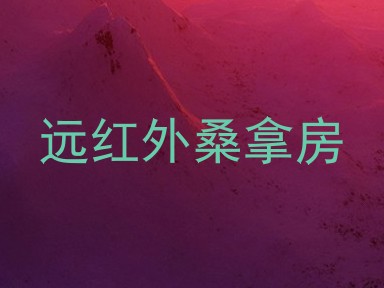 远红外桑拿房