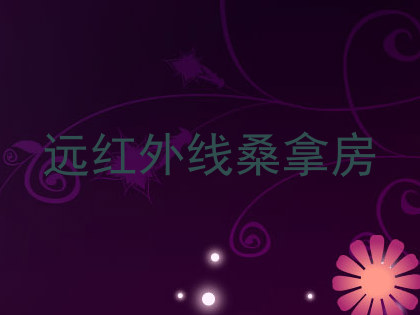 远红外线桑拿房