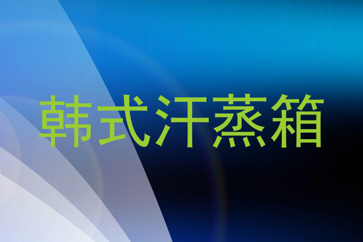 韩式汗蒸箱