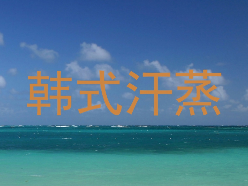 韩式汗蒸