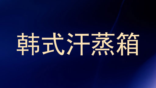 韩式汗蒸箱