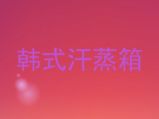 韩式汗蒸箱