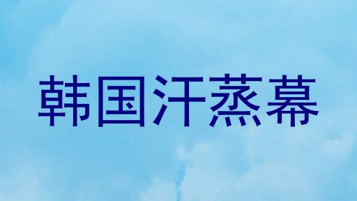 韩国汗蒸幕