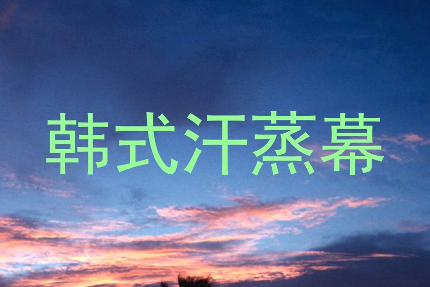 韩式汗蒸幕
