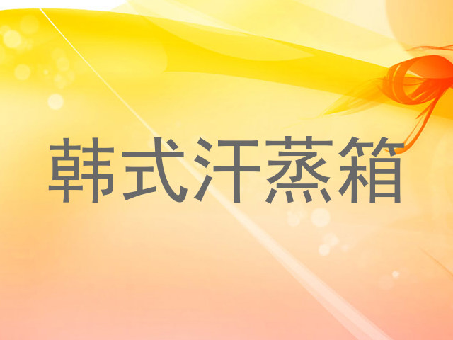 韩式汗蒸箱