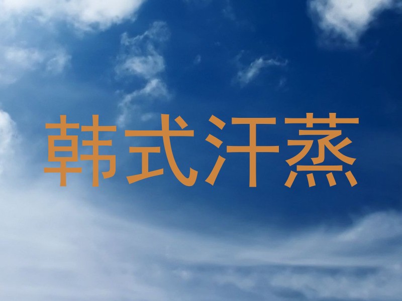 韩式汗蒸