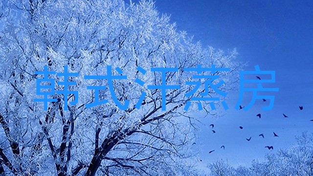 韩式汗蒸房