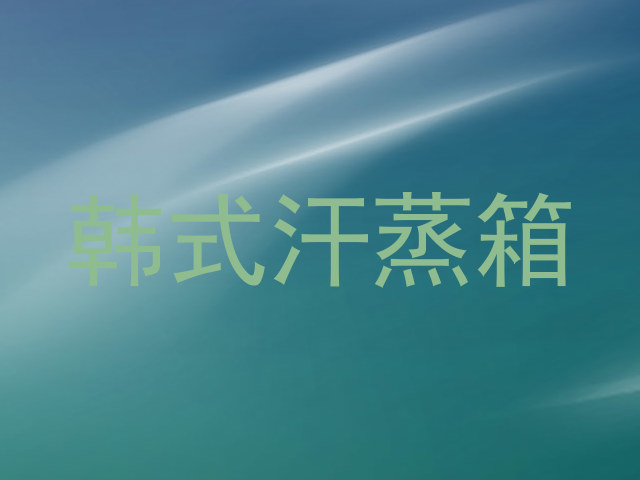 韩式汗蒸箱