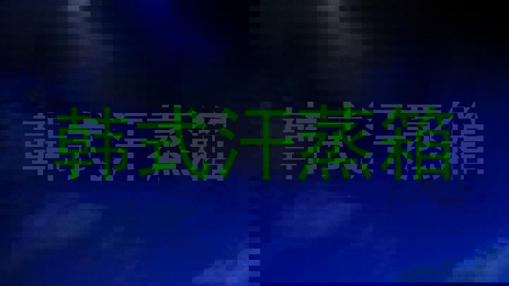 韩式汗蒸箱
