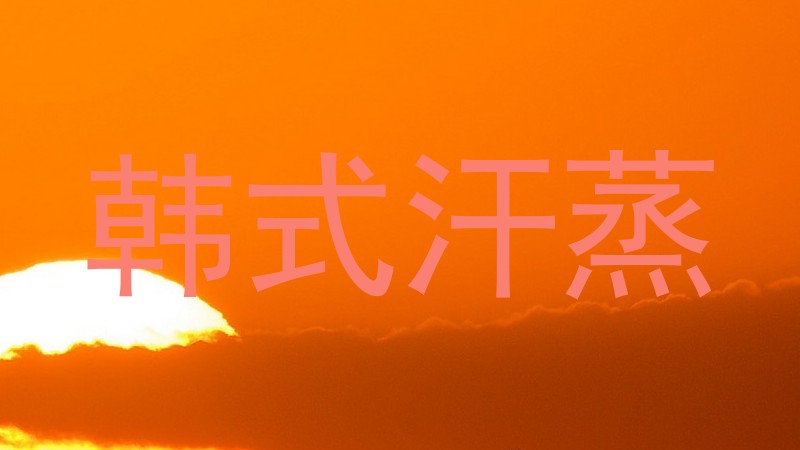 韩式汗蒸