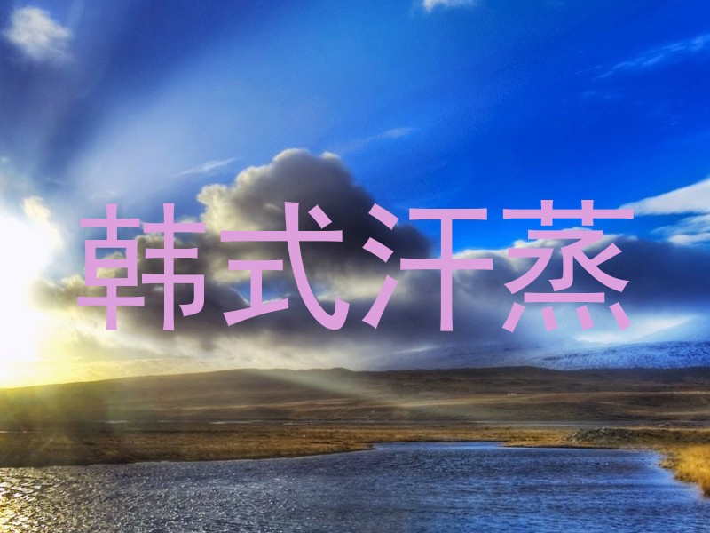 韩式汗蒸