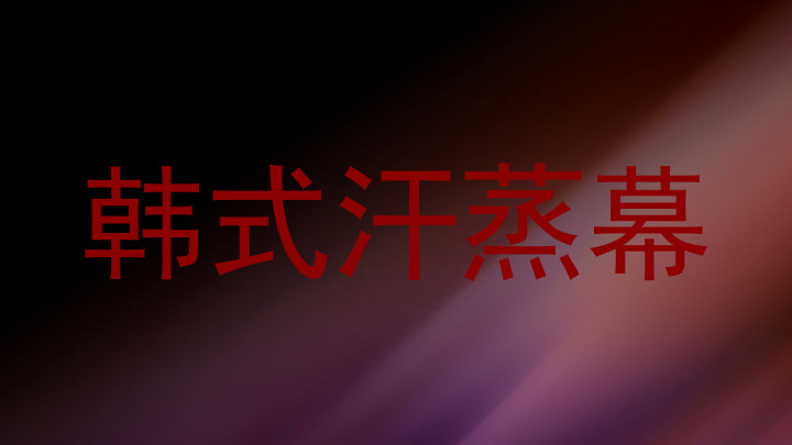 韩式汗蒸幕