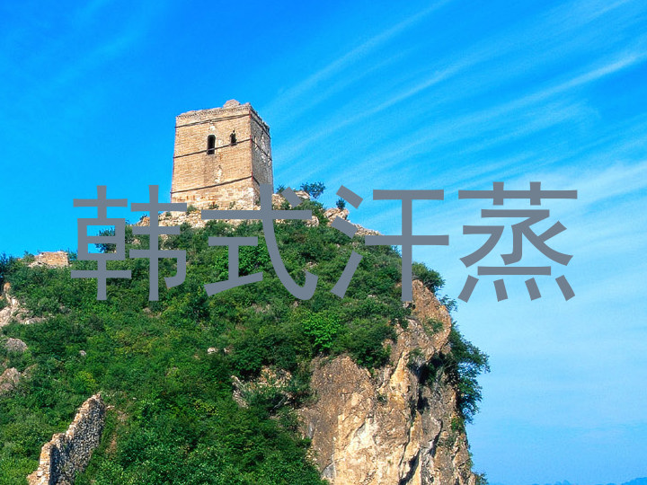 韩式汗蒸