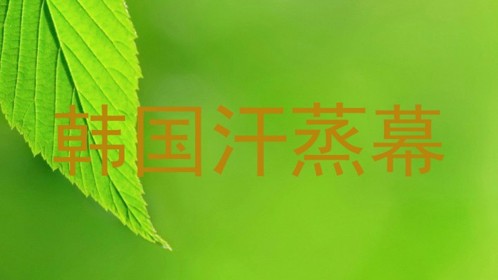 韩国汗蒸幕