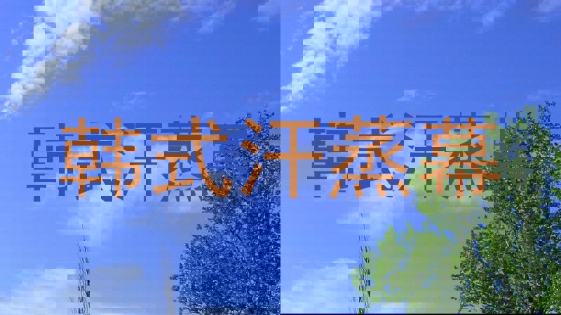 韩式汗蒸幕
