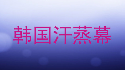 韩国汗蒸幕
