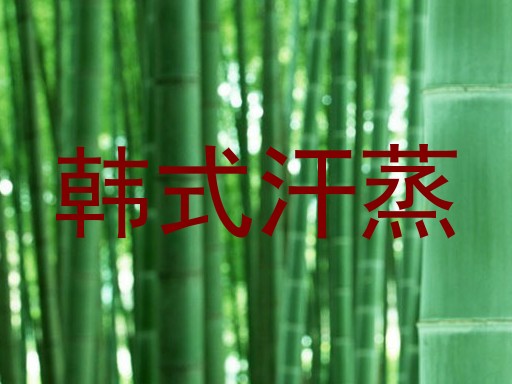 韩式汗蒸