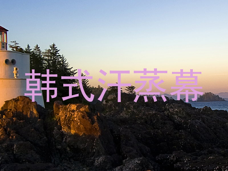 韩式汗蒸幕
