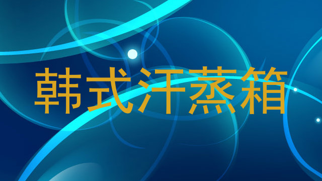 韩式汗蒸箱