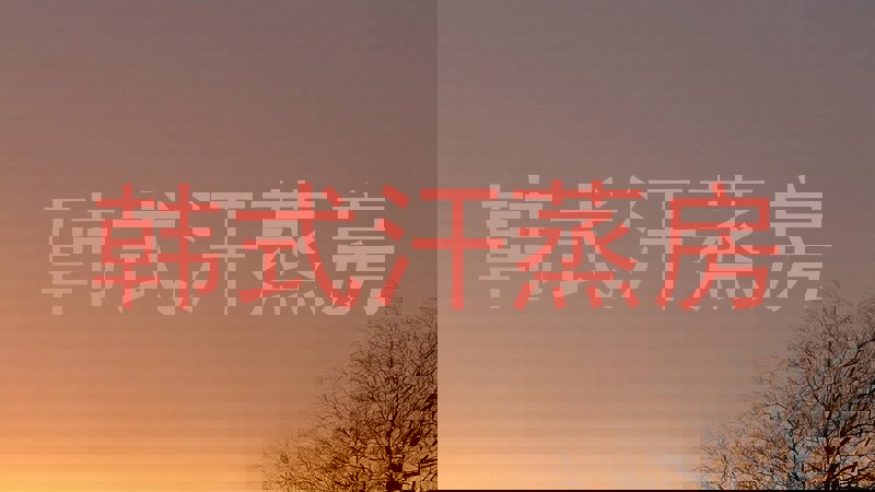 韩式汗蒸房