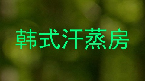 韩式汗蒸房
