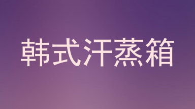韩式汗蒸箱