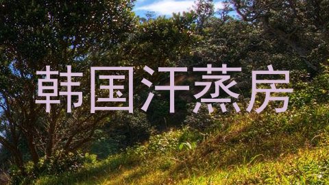 韩国汗蒸房