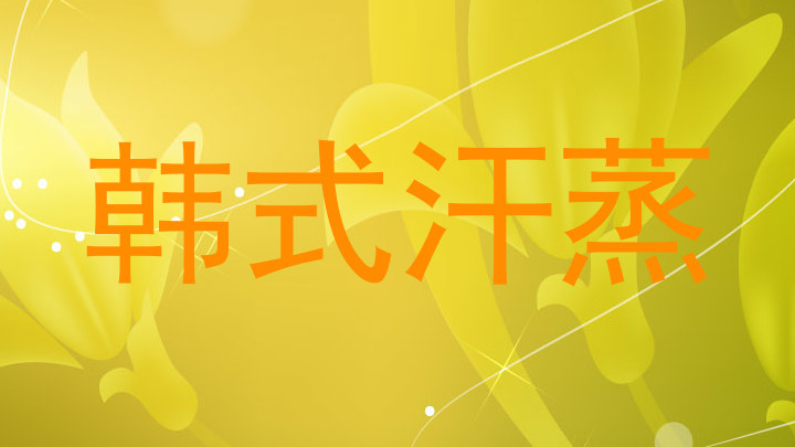 韩式汗蒸